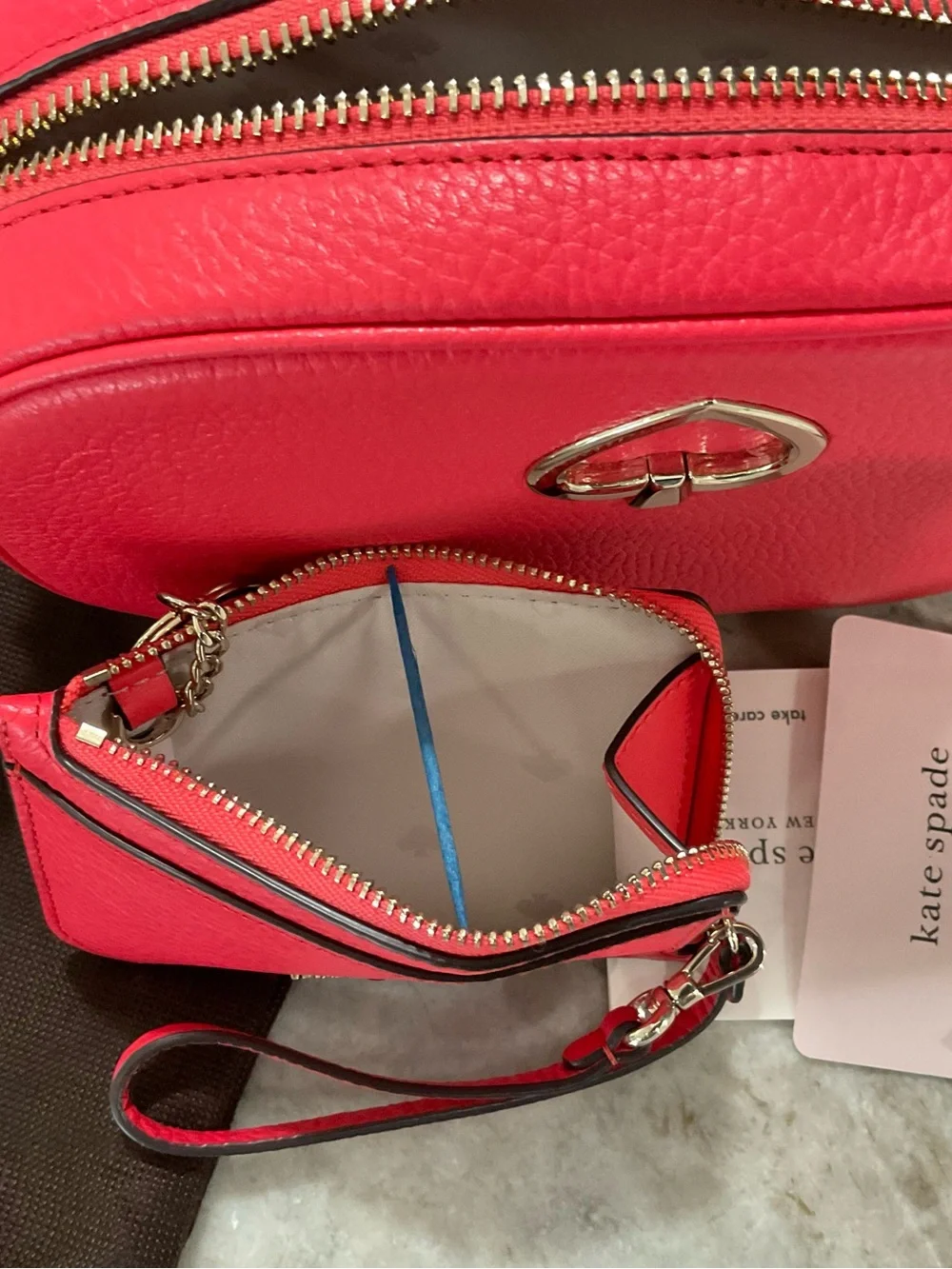 kate spade Kourtney Camera Bag and Wallet in Stoplight